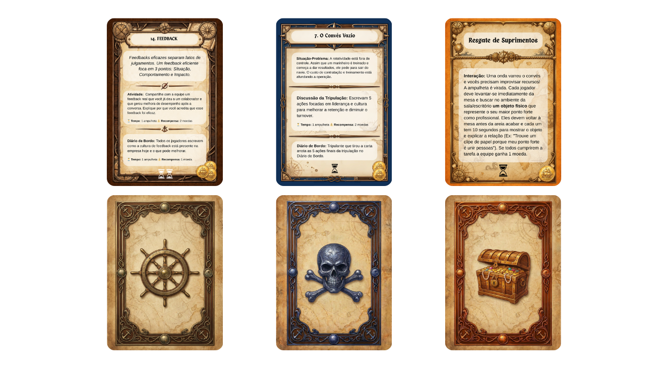 Cartas dos módulos temáticos do Náutico 360